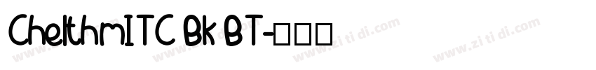 ChelthmITC Bk BT字体转换